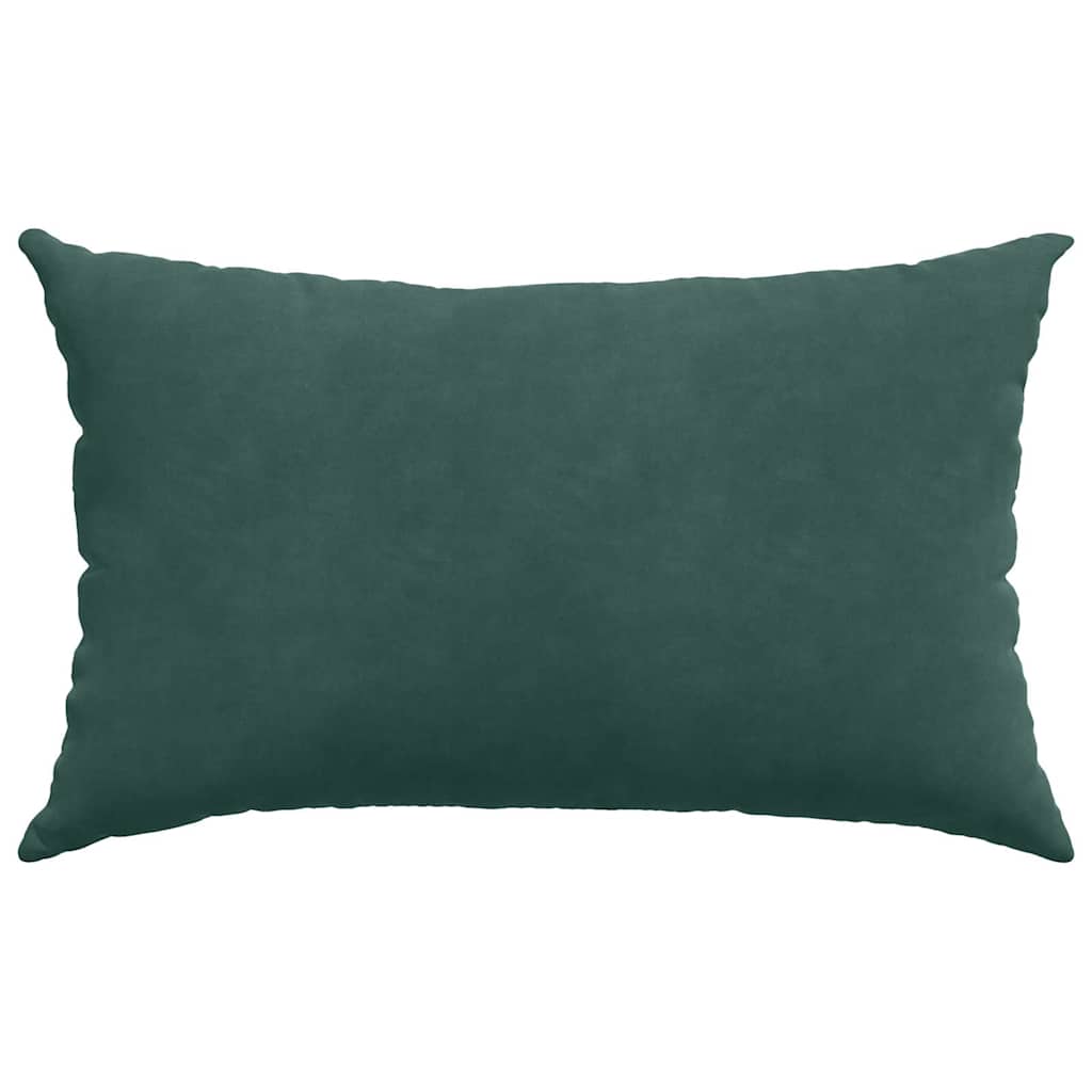 Sofakissen 2 pcs Dunkelgrün 50 x 30 cm Cordstoff
