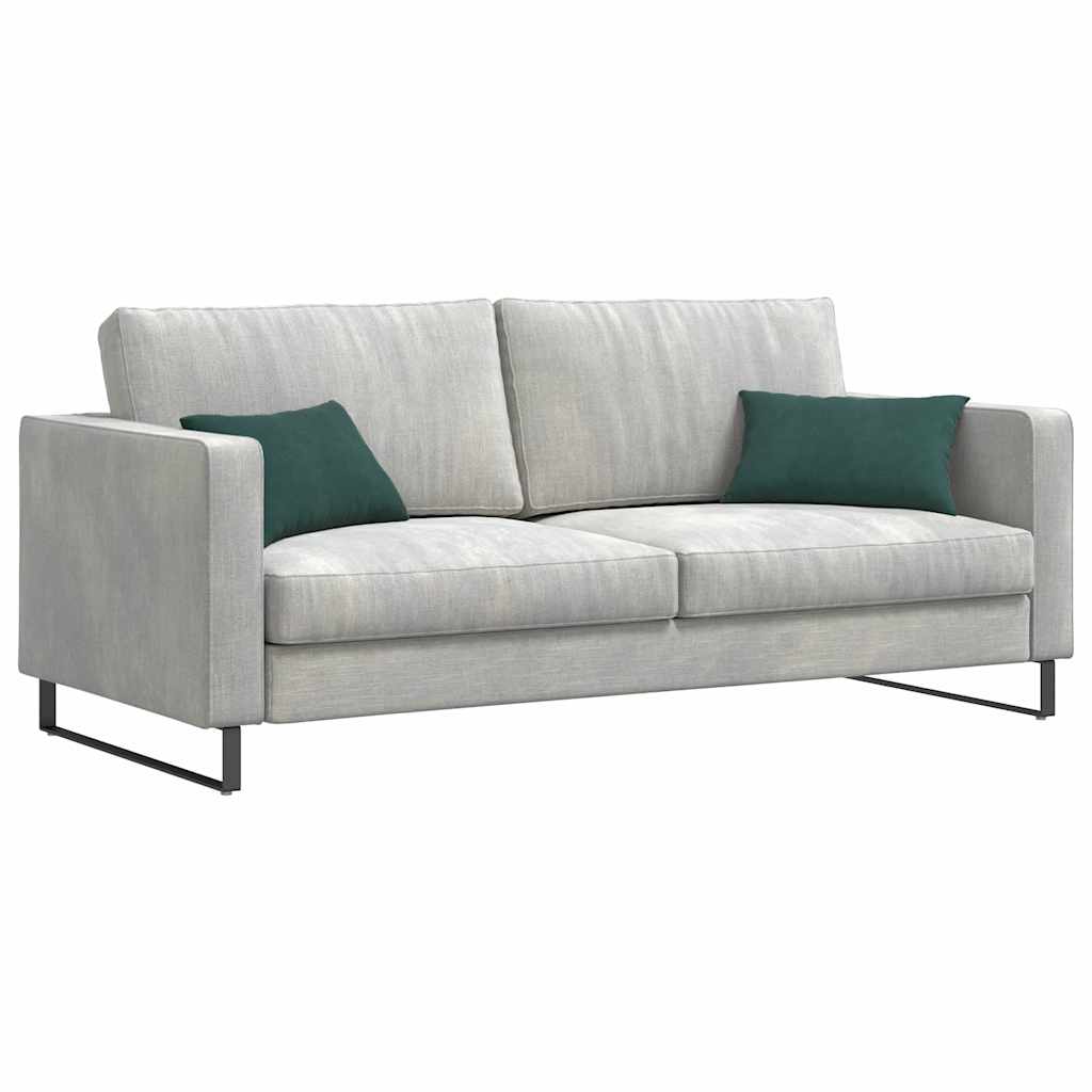 Sofakissen 2 pcs Dunkelgrün 50 x 30 cm Cordstoff