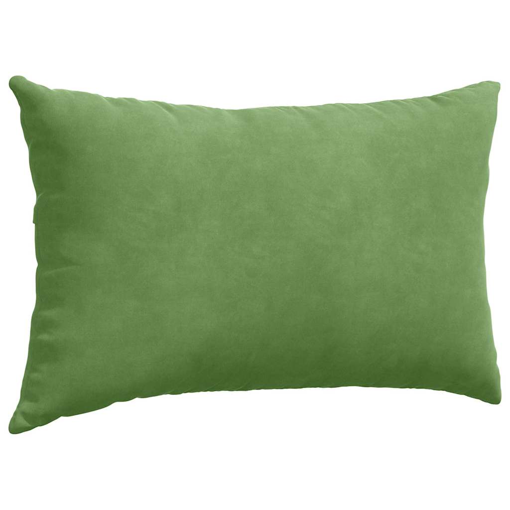 Sofakissen 2 pcs Hellgrün 50 x 30 cm Cordstoff
