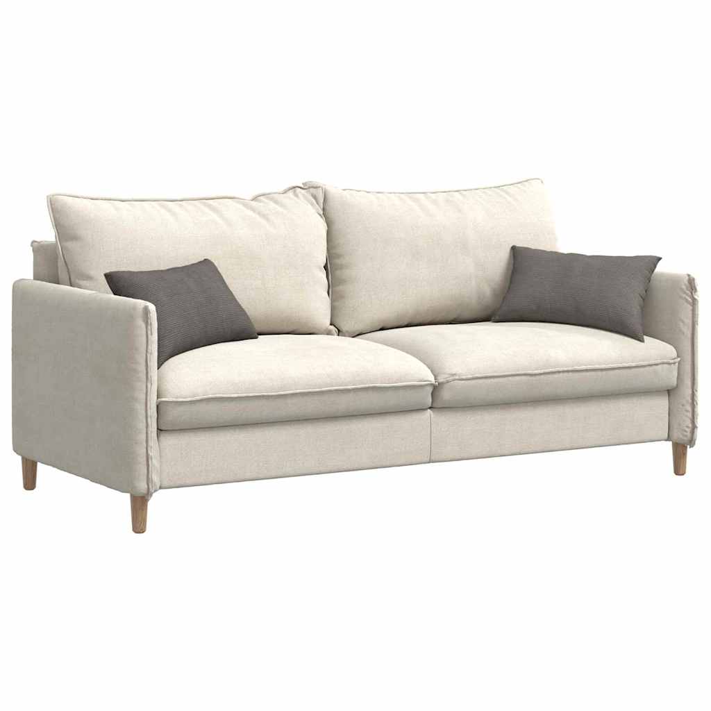 Sofakissen 2 pcs Hellgrau 50 x 30 cm Cordstoff