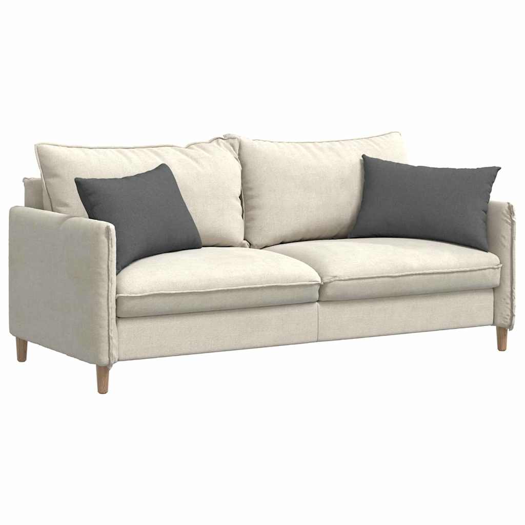 Sofakissen 2 stk. Stoff Dunkelgrau 60 x 40 cm