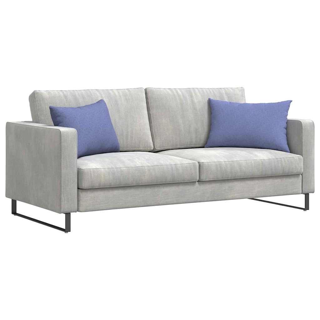 Sofakissen 2 stk. Stoff Jeans blau 60 x 40 cm