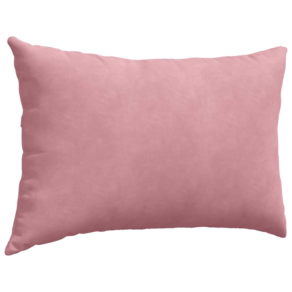 Sofakissen 2 pcs Rosa 60 x 40 cm Cordstoff