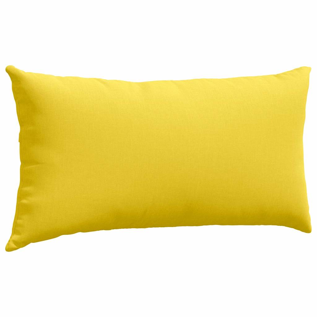 Sofakissen 2 stk. Stoff Helles Gelb 80 x 40 cm