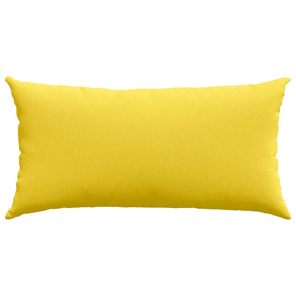 Sofakissen 2 stk. Stoff Helles Gelb 80 x 40 cm