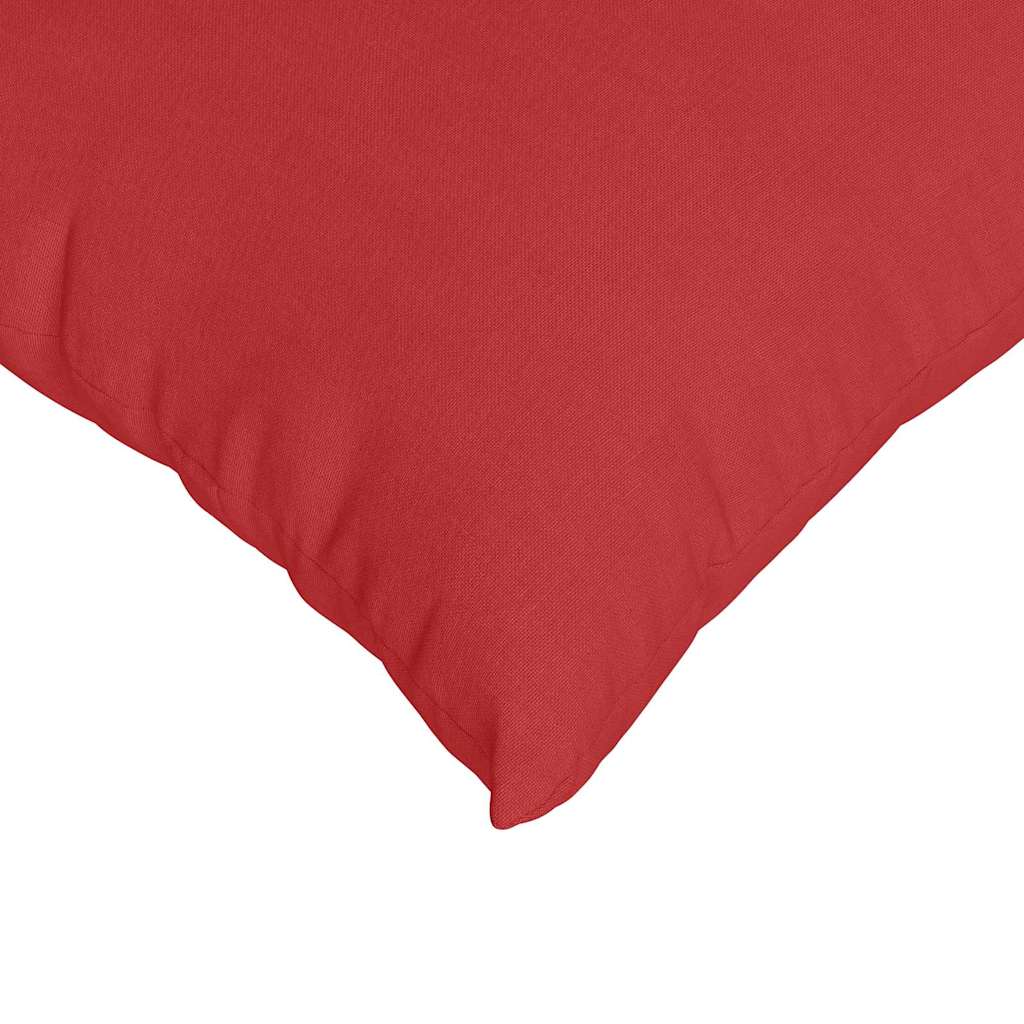 Sofakissen 2 stk. Stoff Rot 80 x 40 cm
