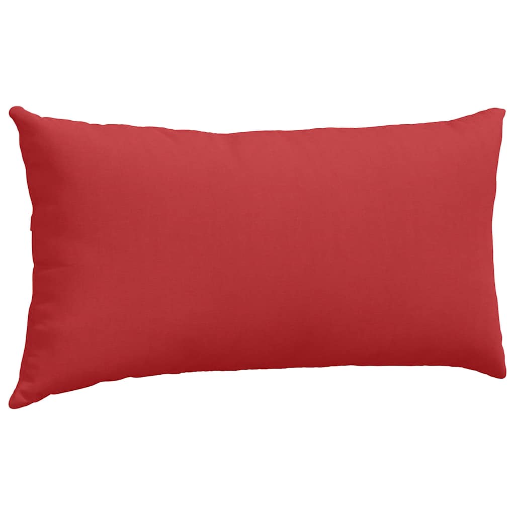 Sofakissen 2 stk. Stoff Rot 80 x 40 cm