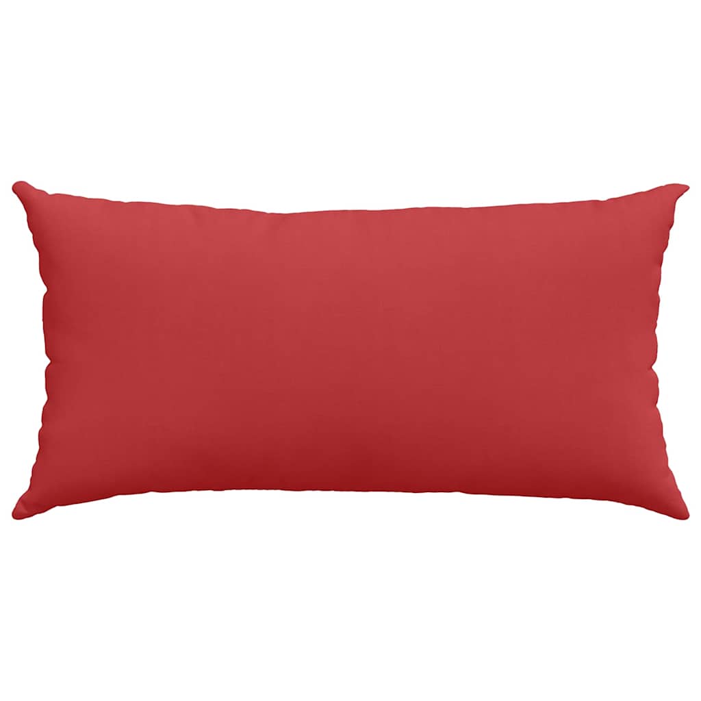 Sofakissen 2 stk. Stoff Rot 80 x 40 cm