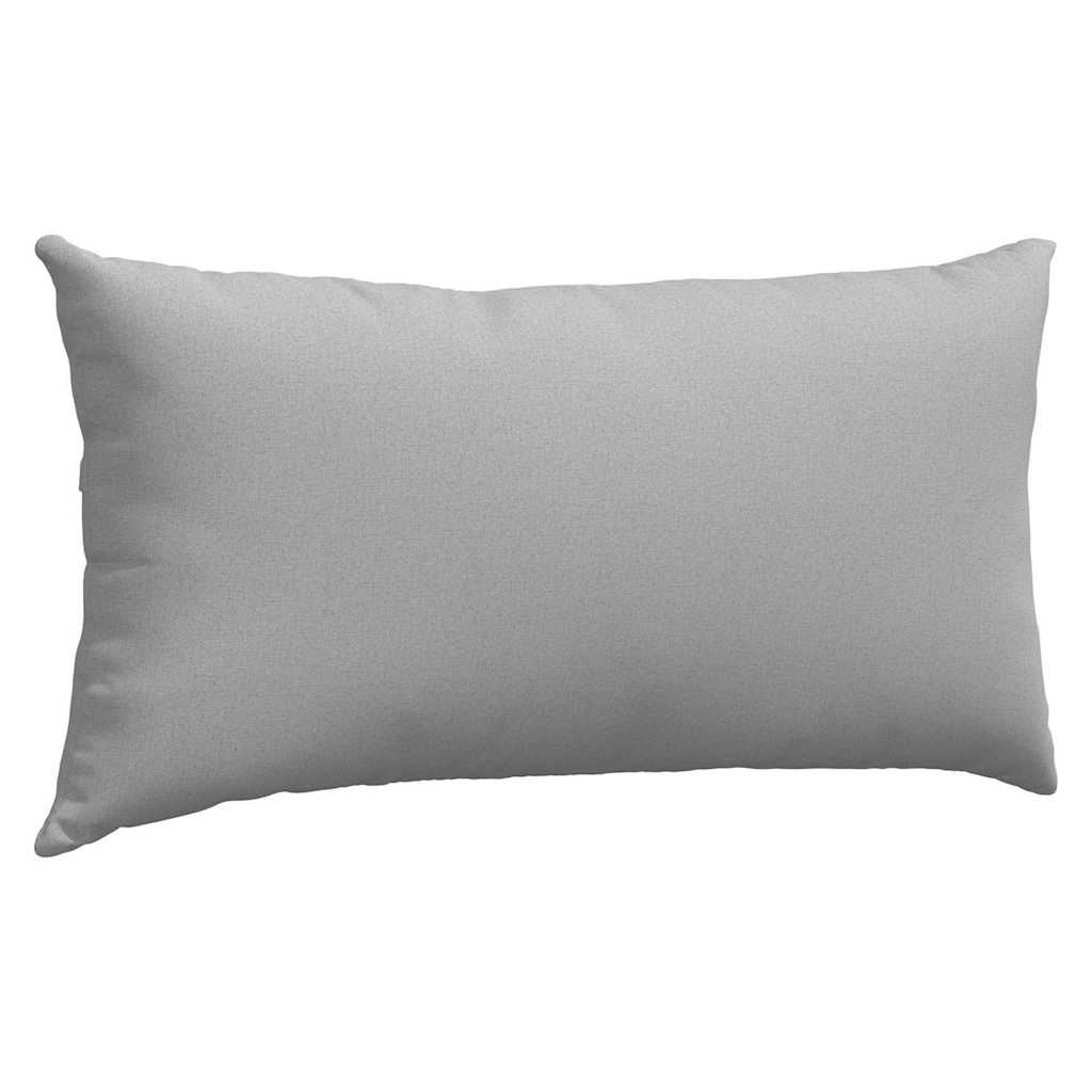 Sofakissen 2 stk. Stoff Wolkengrau 80 x 40 cm