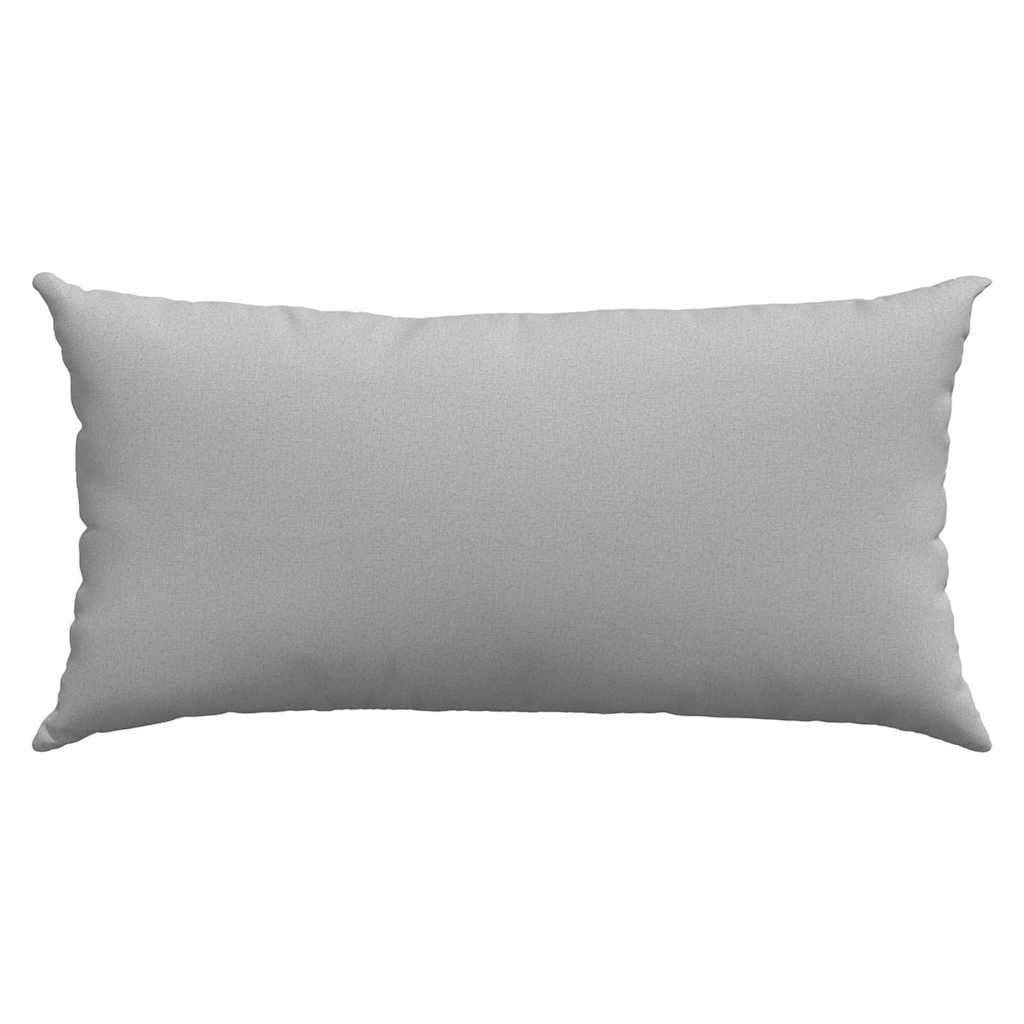 Sofakissen 2 stk. Stoff Wolkengrau 80 x 40 cm