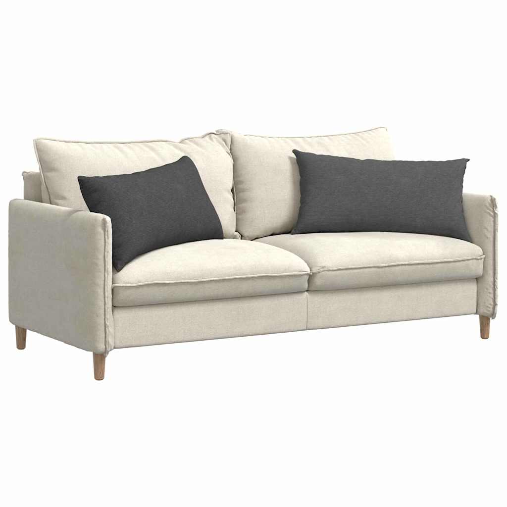 Sofakissen 2 pcs Dunkelgrau 80 x 40 cm Cordstoff
