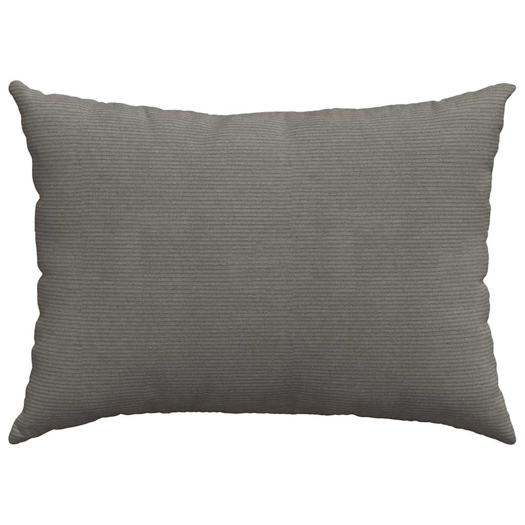 Sofakissen 2 pcs Hellgrau 70 x 50 cm Cordstoff