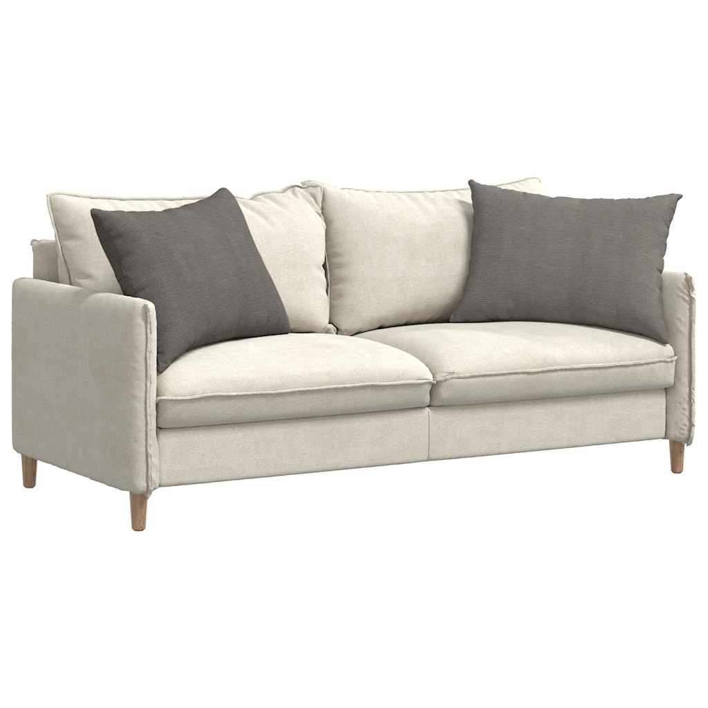 Sofakissen 2 pcs Hellgrau 70 x 50 cm Cordstoff