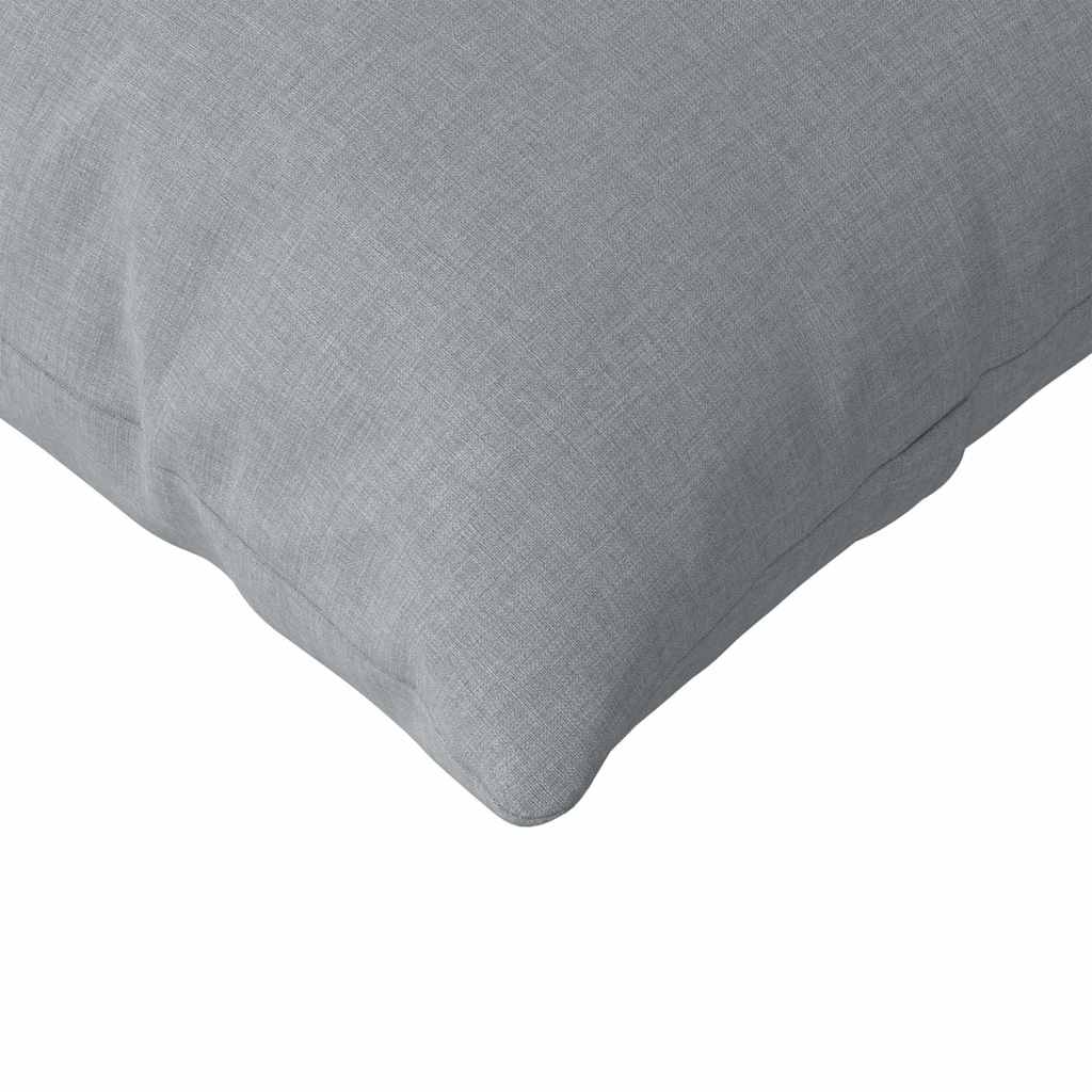 Sofakissen 2 stk. Stoff Hellgrau 120 x 40 cm