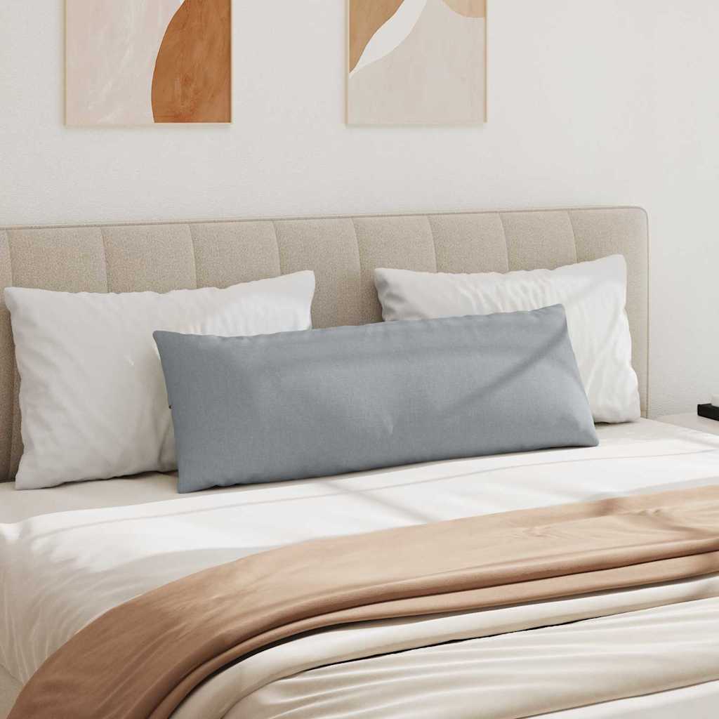 Sofakissen 2 stk. Stoff Hellgrau 120 x 40 cm