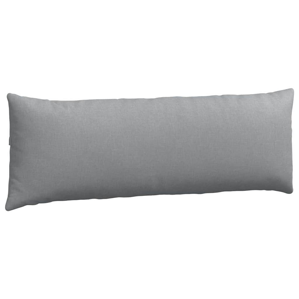 Sofakissen 2 stk. Stoff Hellgrau 120 x 40 cm