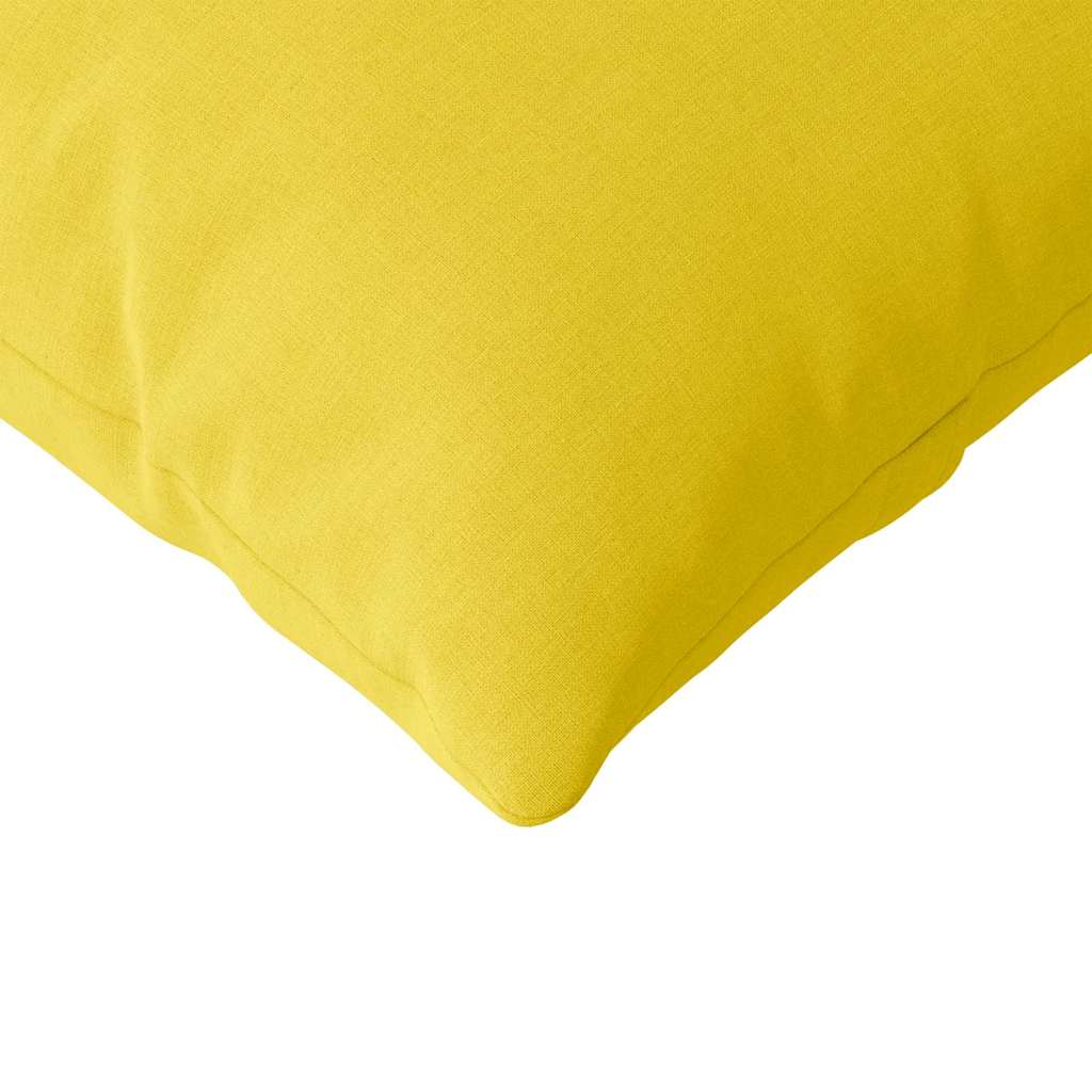Sofakissen 2 stk. Stoff Helles Gelb 120 x 40 cm