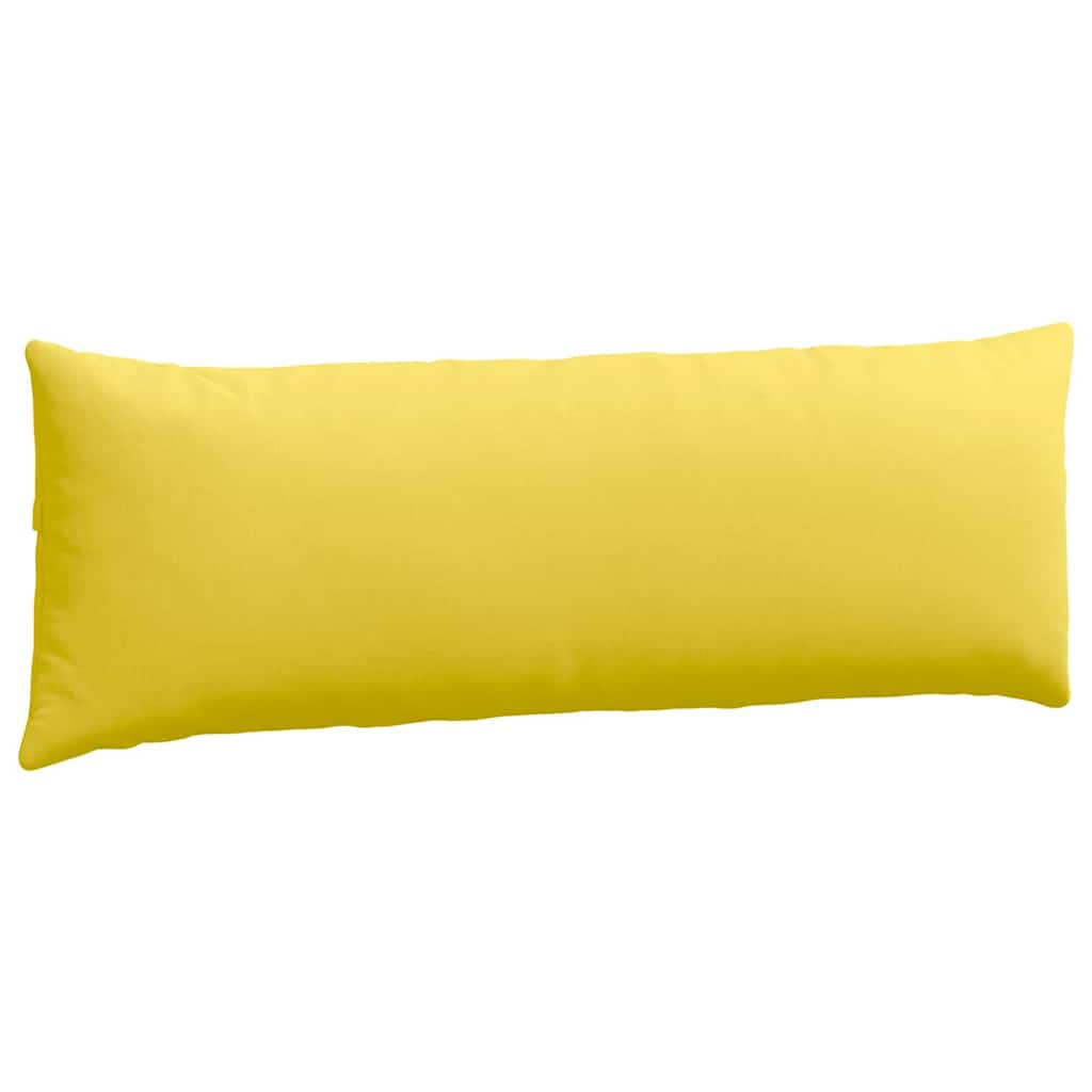 Sofakissen 2 stk. Stoff Helles Gelb 120 x 40 cm