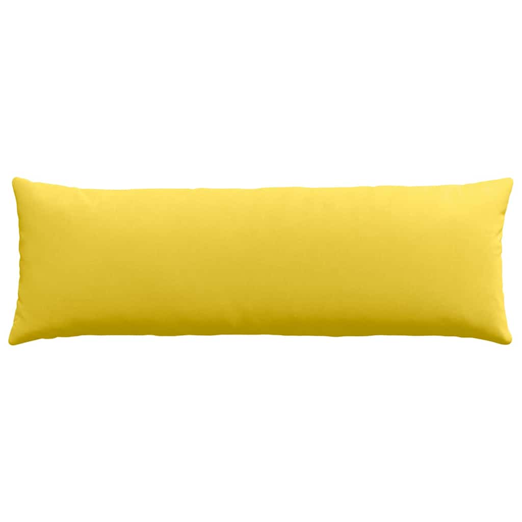 Sofakissen 2 stk. Stoff Helles Gelb 120 x 40 cm