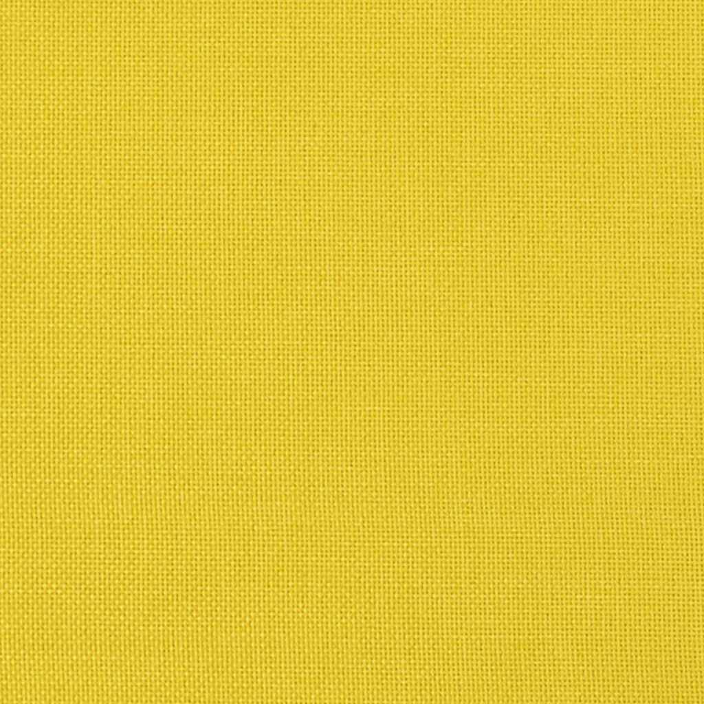 Sofakissen 2 stk. Stoff Helles Gelb 120 x 40 cm