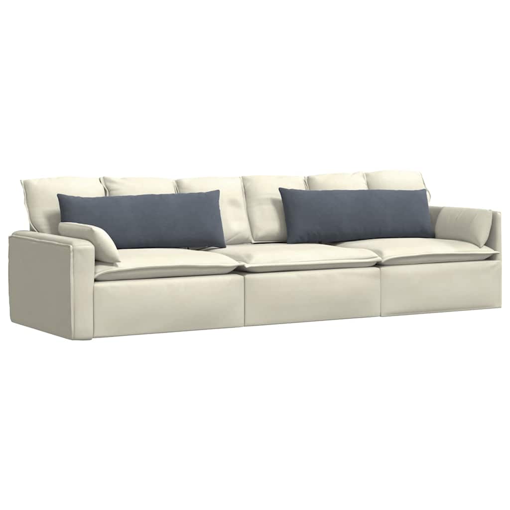 Sofakissen 2 pcs Dunkelgrau 120 x 40 cm Cordstoff