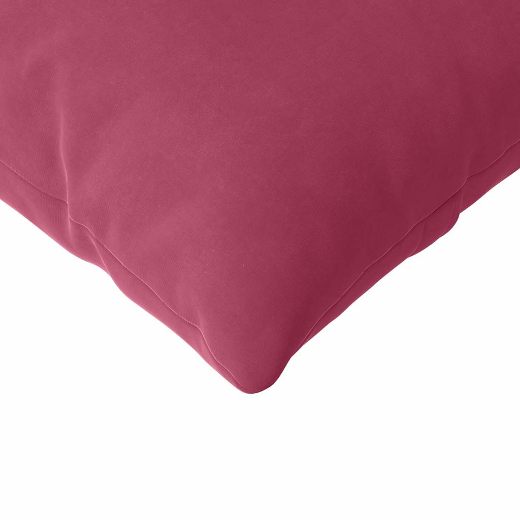 Sofakissen 2 pcs Weinrot 120 x 40 cm Cordstoff