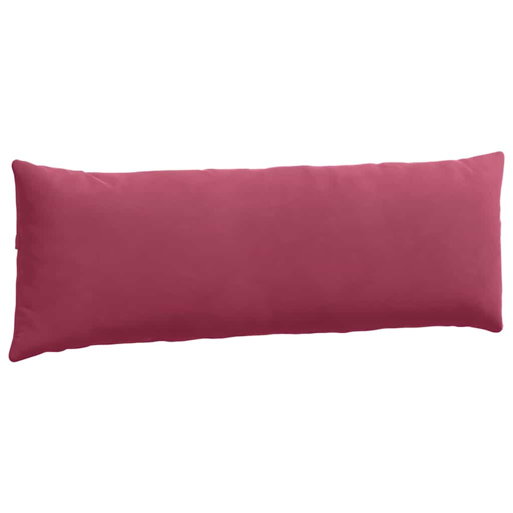 Sofakissen 2 pcs Weinrot 120 x 40 cm Cordstoff