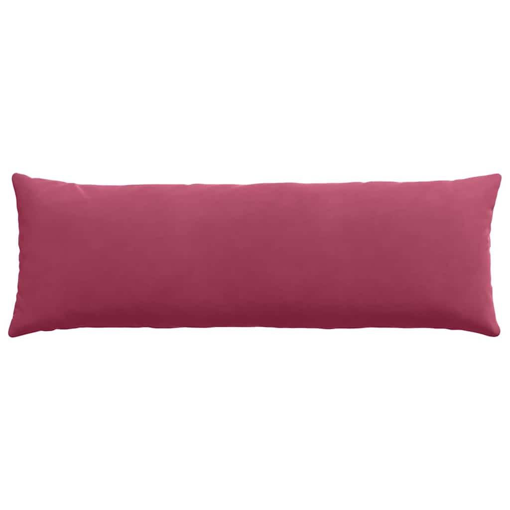 Sofakissen 2 pcs Weinrot 120 x 40 cm Cordstoff
