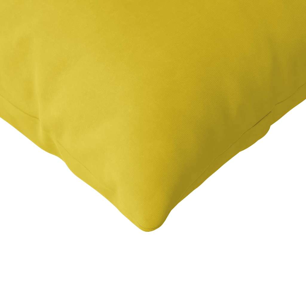 Sofakissen 2 pcs Gelb 120 x 40 cm Cordstoff