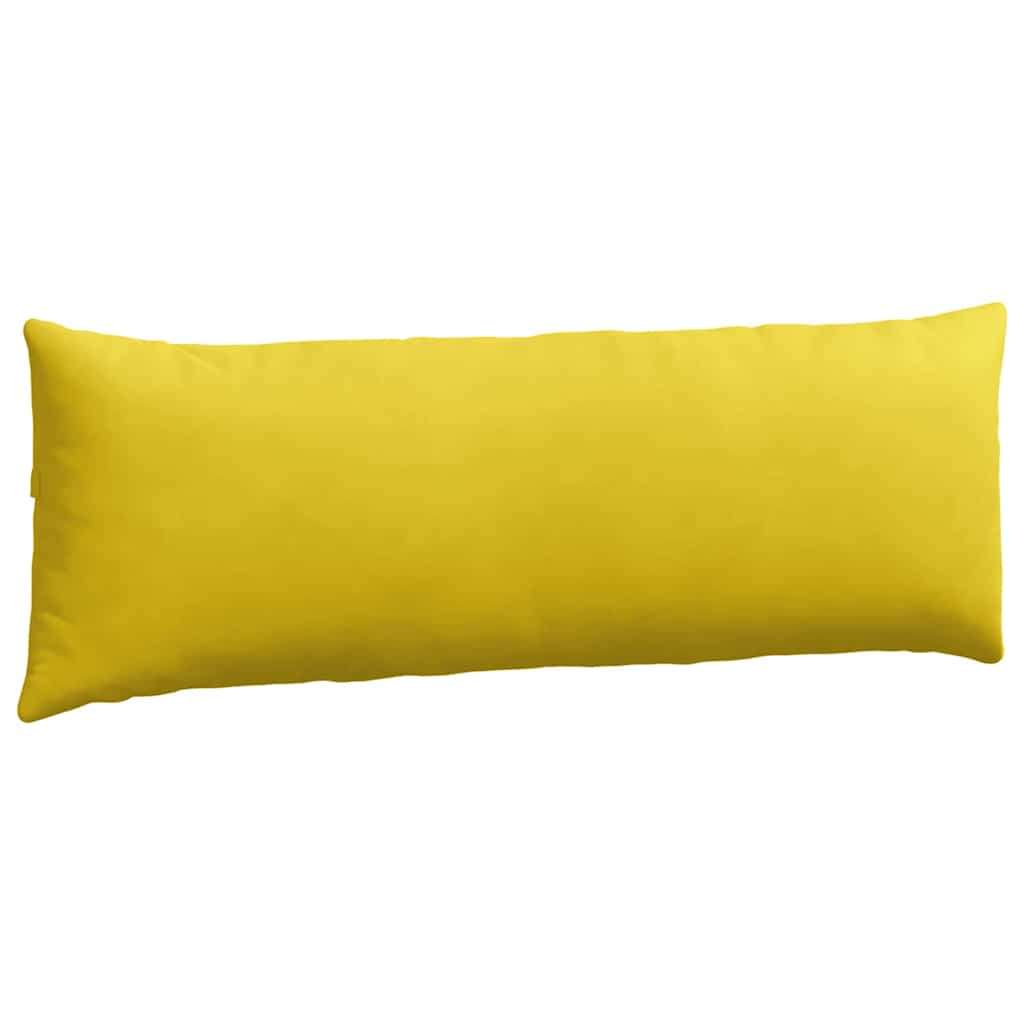 Sofakissen 2 pcs Gelb 120 x 40 cm Cordstoff