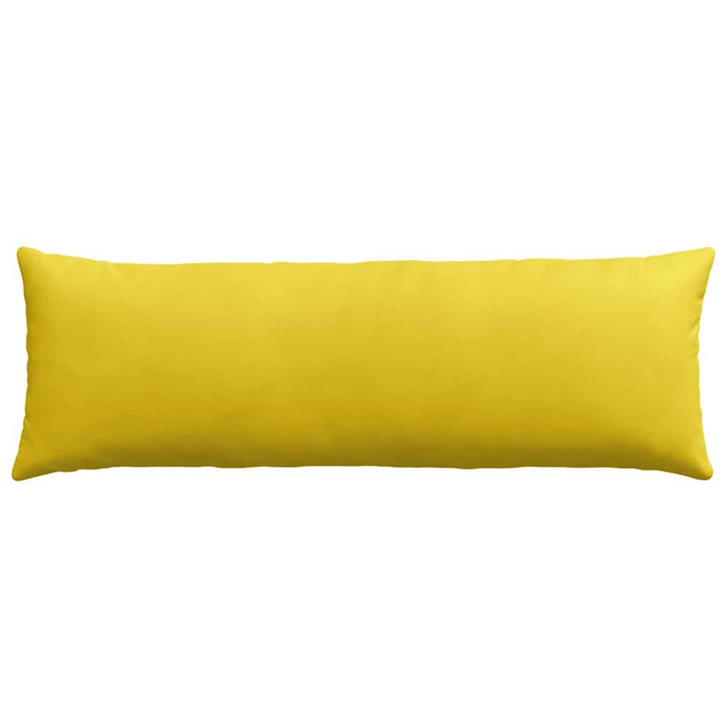Sofakissen 2 pcs Gelb 120 x 40 cm Cordstoff