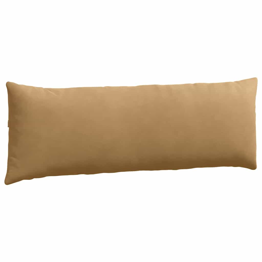 Sofakissen 2 pcs Braun 120 x 40 cm Cordstoff