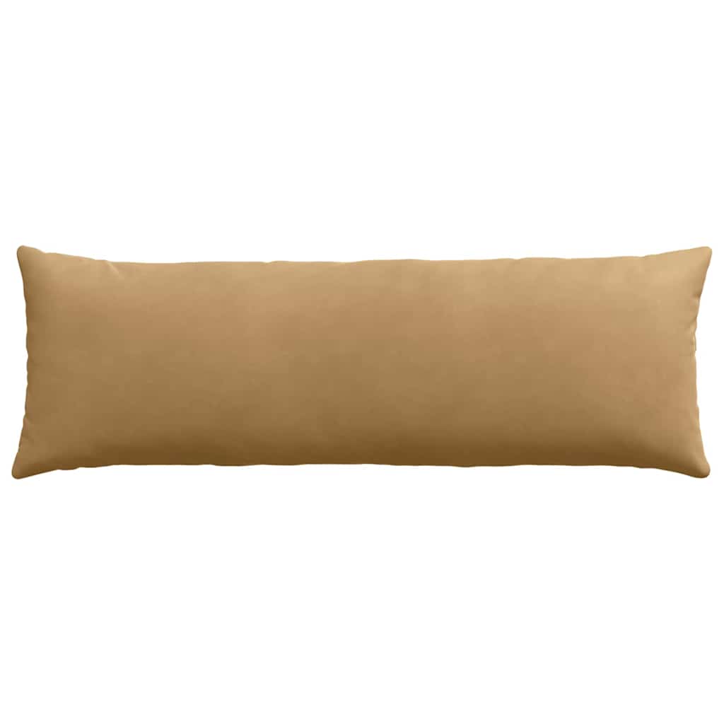 Sofakissen 2 pcs Braun 120 x 40 cm Cordstoff