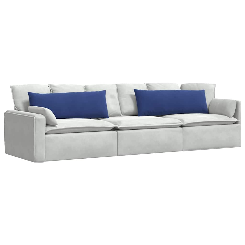 Sofakissen 2 pcs Polizeiblau 120 x 40 cm Cordstoff