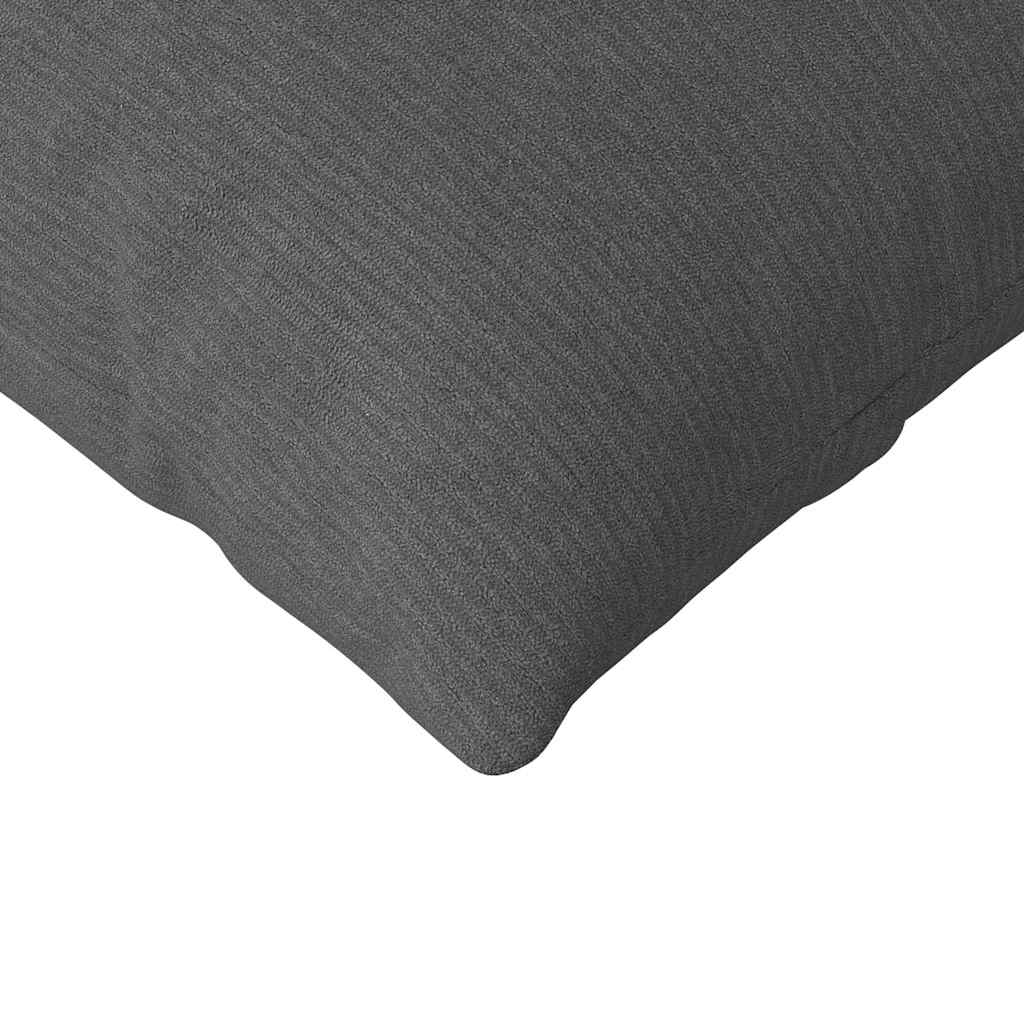Sofakissen 2 pcs Dunkelgrau 120 x 40 cm Cordstoff