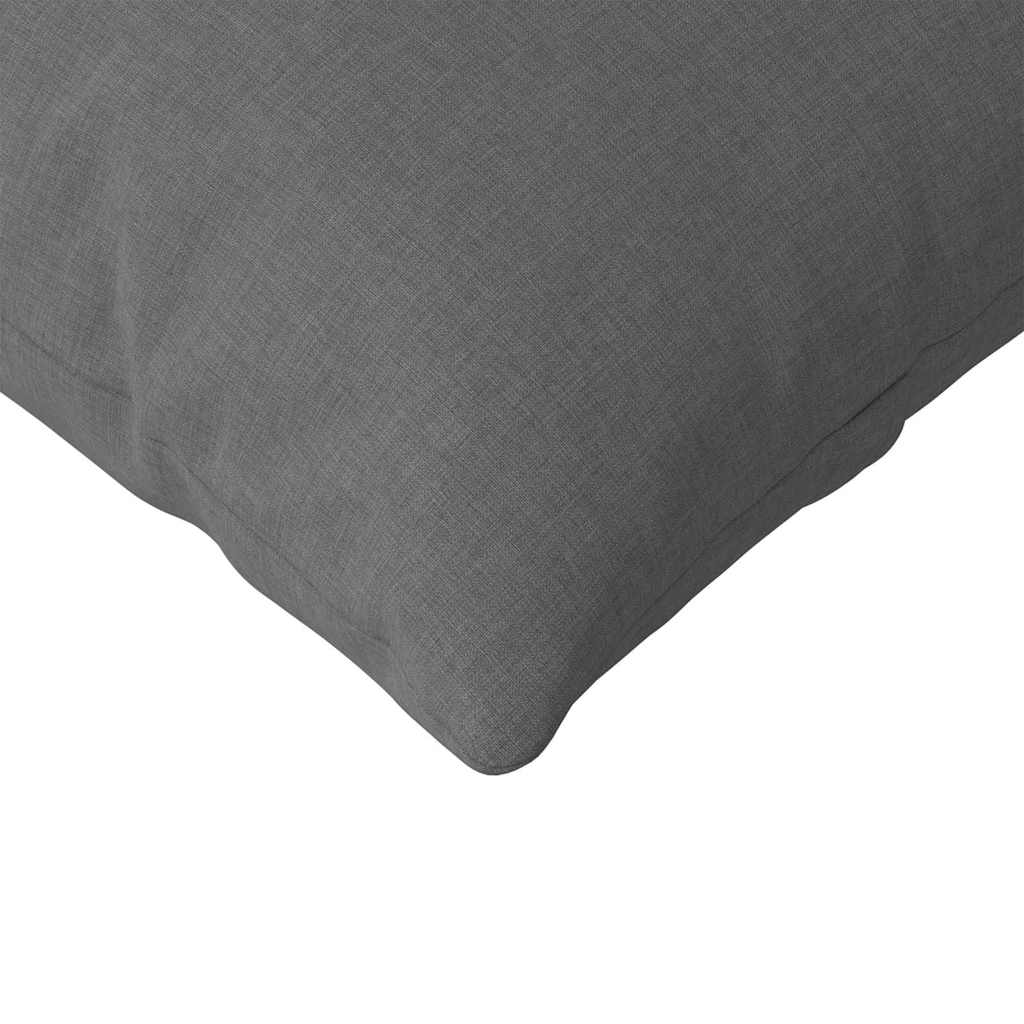Sofakissen 2 stk. Stoff Dunkelgrau 145 x 40 cm