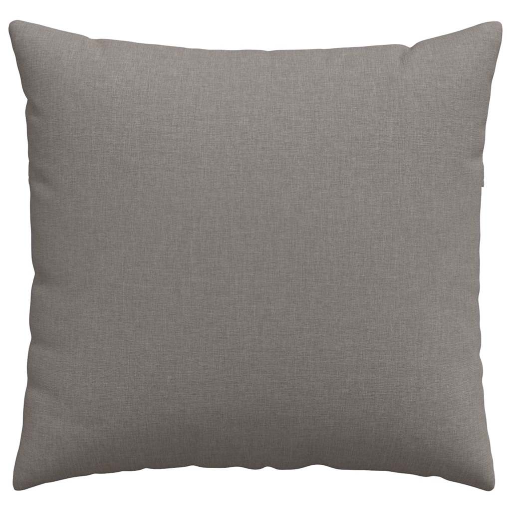 Sofakissen 2 stk. Stoff Taupe 45 x 45 cm