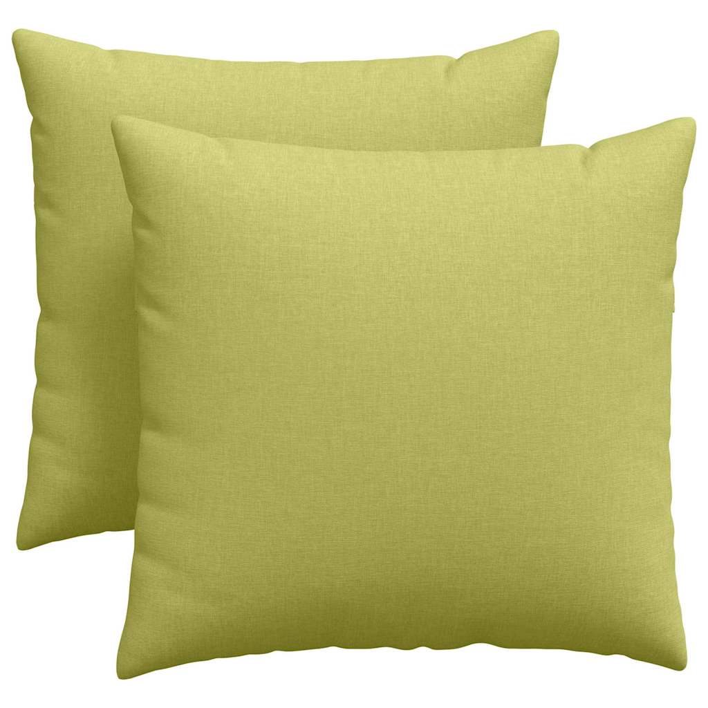 Sofakissen 2 Stk. Stoff Hellgrün 45 x 45 cm