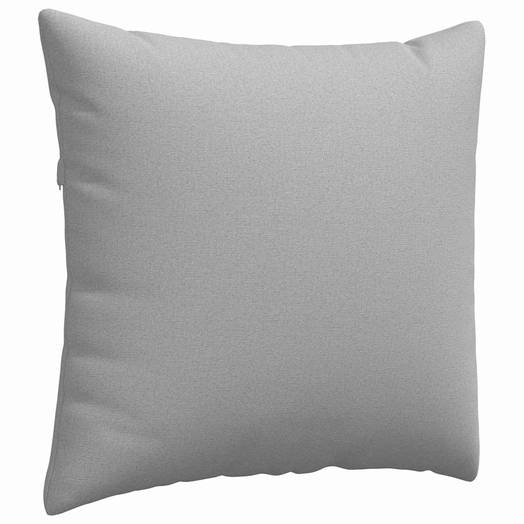 Sofakissen 2 stk. Stoff Wolkengrau 45 x 45 cm