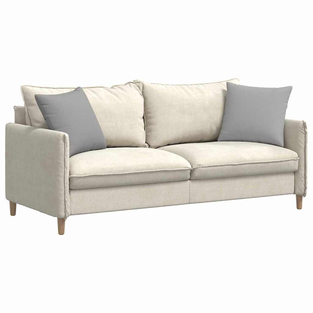 Sofakissen 2 stk. Stoff Wolkengrau 45 x 45 cm
