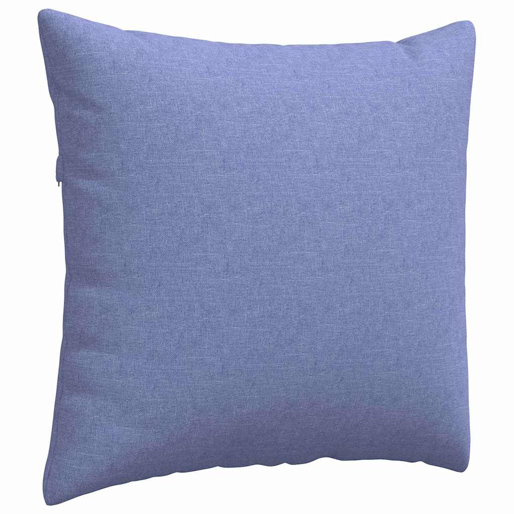 Sofakissen 2 stk. Stoff Jeans blau 45 x 45 cm