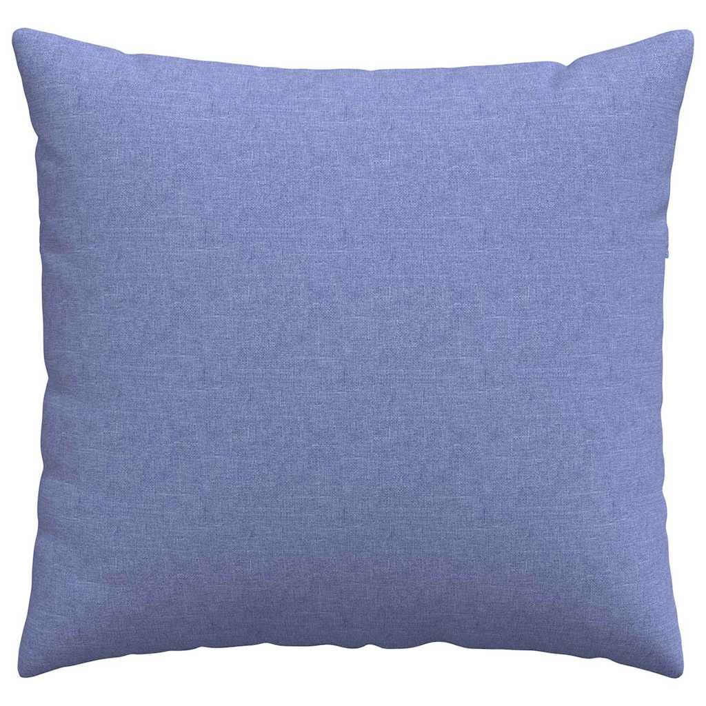 Sofakissen 2 stk. Stoff Jeans blau 45 x 45 cm