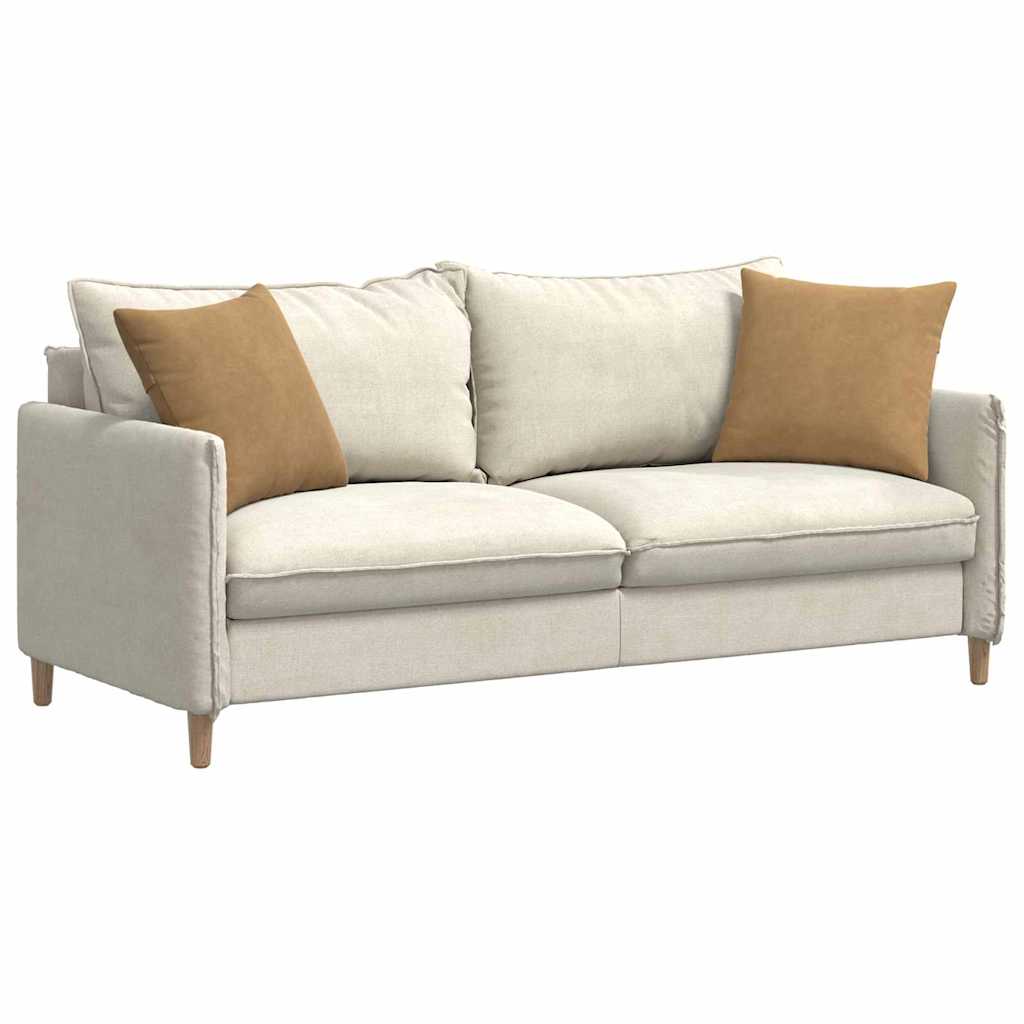 Sofakissen 2 pcs Braun 45 x 45 cm Cordstoff
