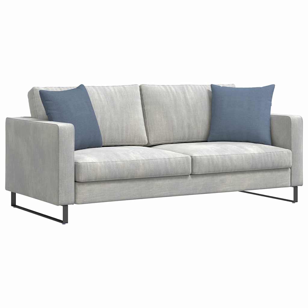 Sofakissen 2 pcs Blau 45 x 45 cm Cordstoff