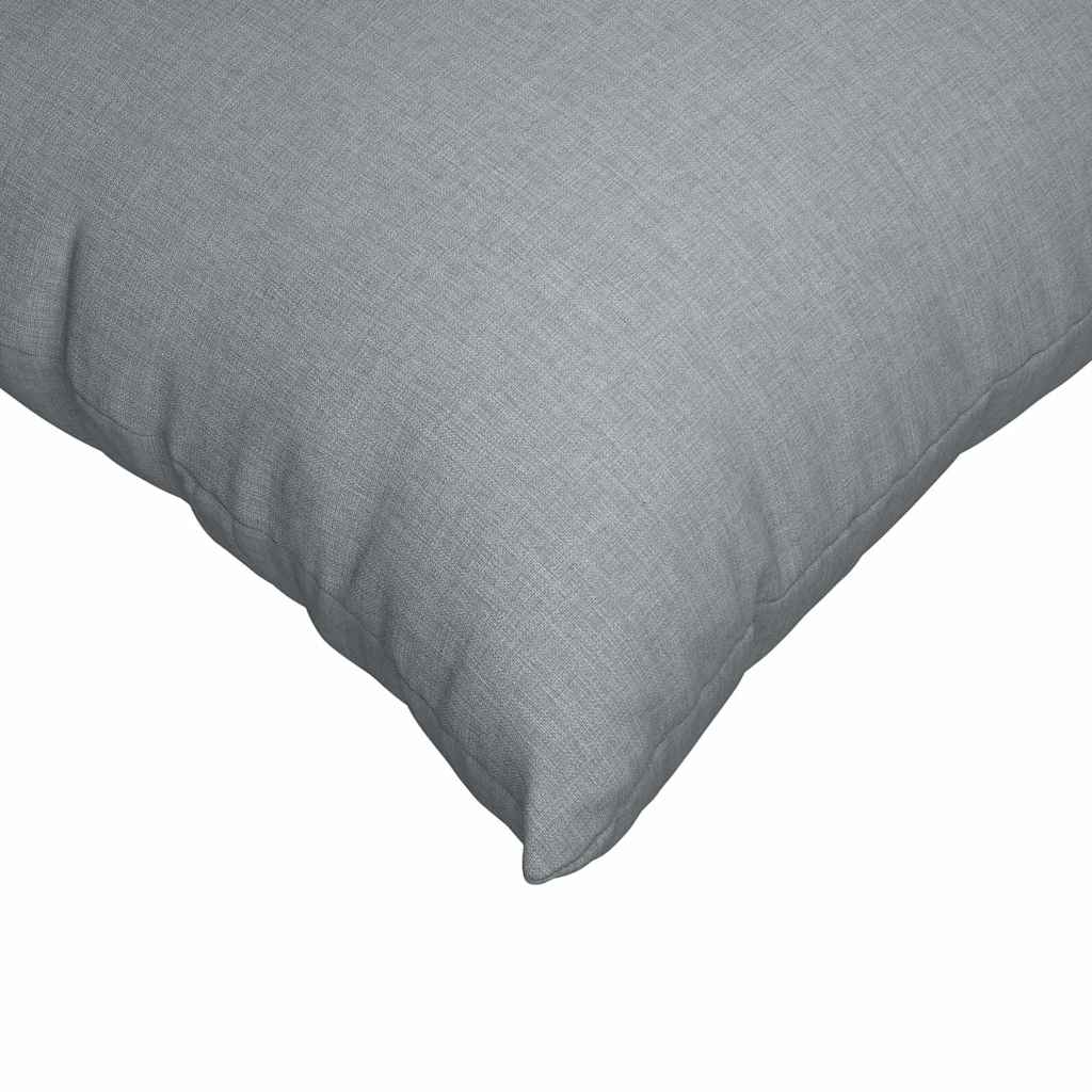 Sofakissen 2 stk. Stoff Hellgrau 50 x 50 cm