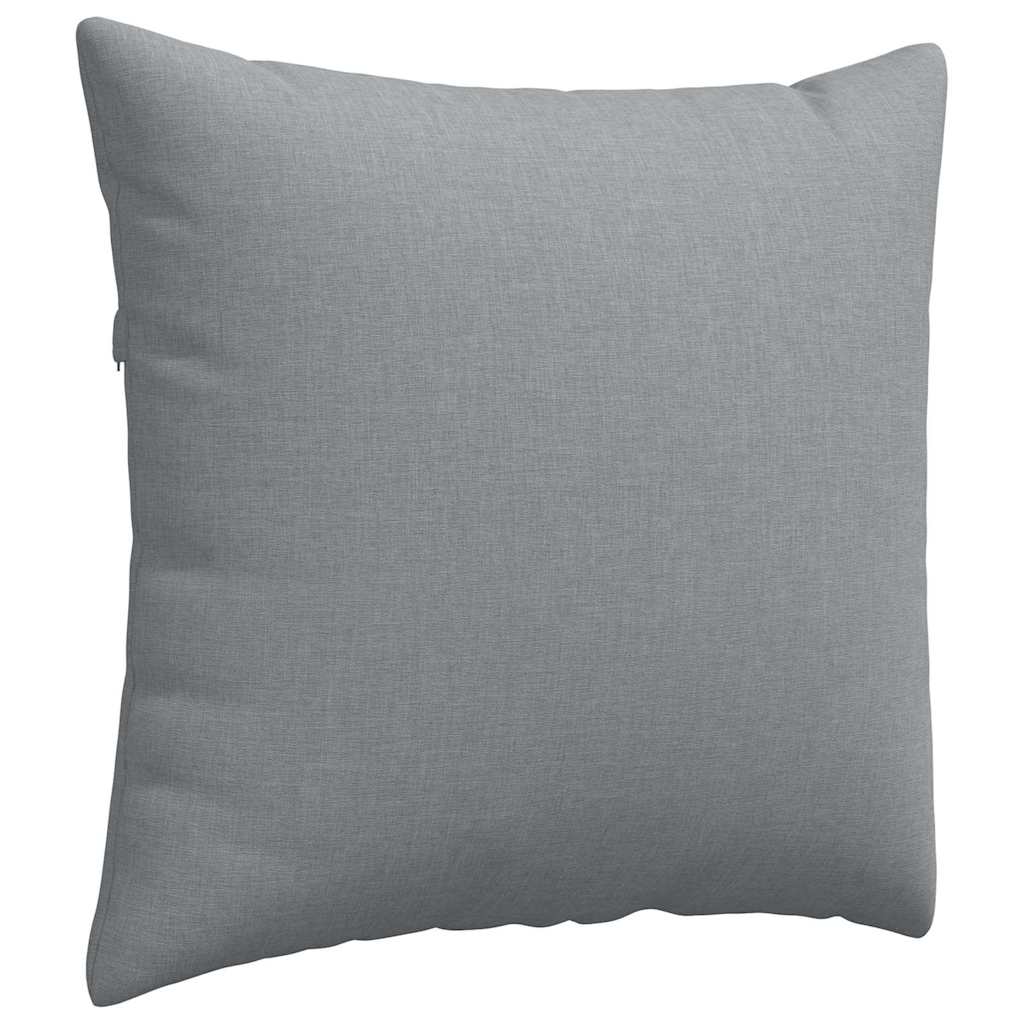 Sofakissen 2 stk. Stoff Hellgrau 50 x 50 cm