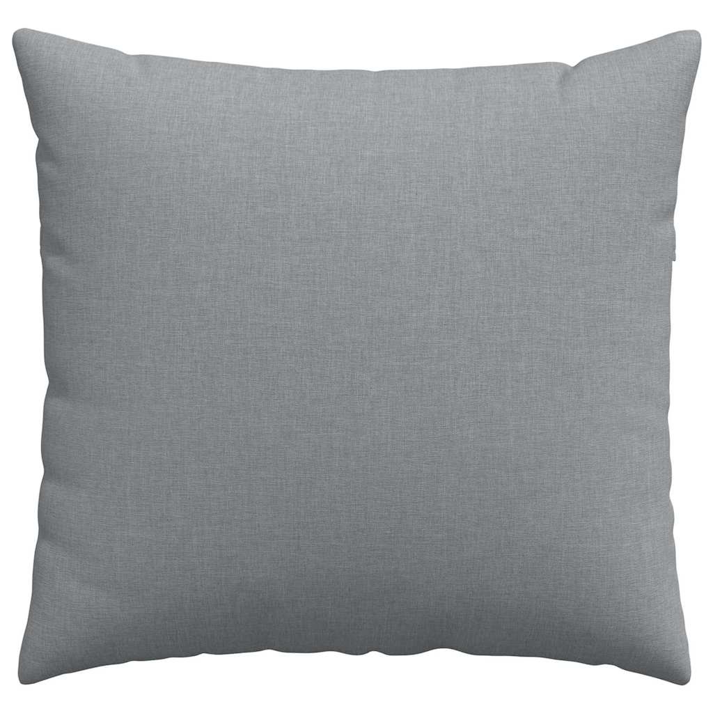 Sofakissen 2 stk. Stoff Hellgrau 50 x 50 cm