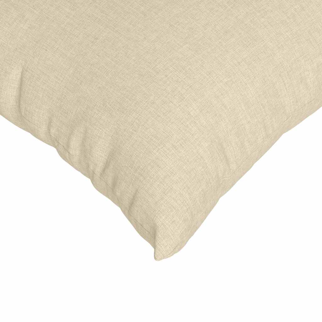 Sofakissen 2 stk. Stoff Creme 50 x 50 cm