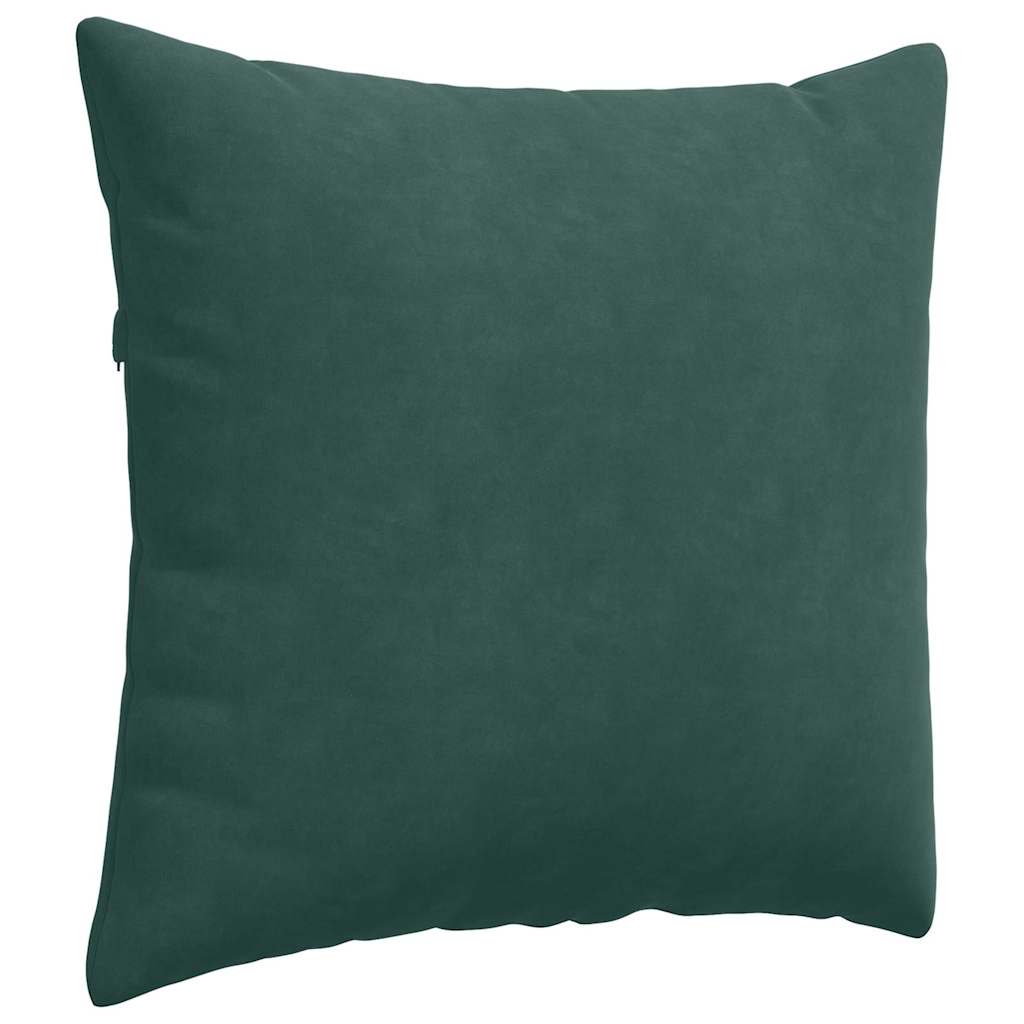 Sofakissen 2 pcs Dunkelgrün 50 x 50 cm Cordstoff