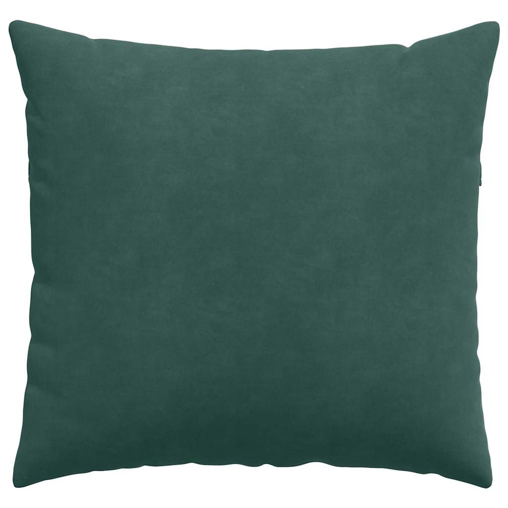 Sofakissen 2 pcs Dunkelgrün 50 x 50 cm Cordstoff